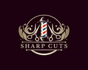 Scissors - Barbershop Scissors Scissors logo design