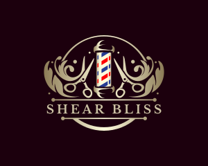 Barbershop Scissors Scissors logo design