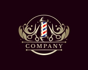 Barber - Barbershop Scissors Scissors logo design