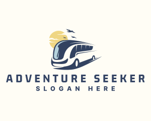 Tour - Transportation Bus Tour logo design