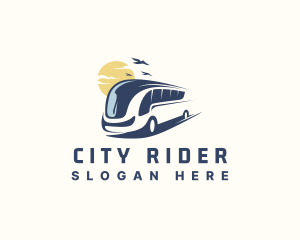 Bus - Transportation Bus Tour logo design