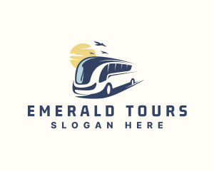 Transportation Bus Tour logo design