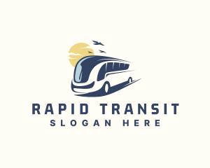 Bus - Transportation Bus Tour logo design