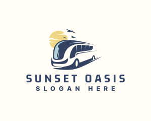 Transportation Bus Tour logo design