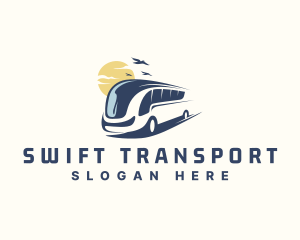 Transportation Bus Tour logo design