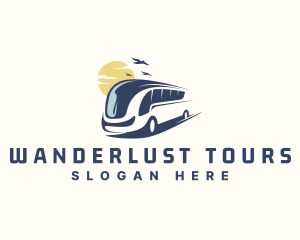 Transportation Bus Tour logo design