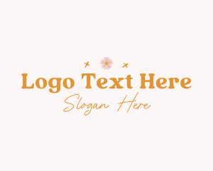Floral Doodle Boutique logo design