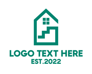 Stairs - Residential Property Stairs logo design