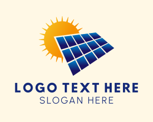 Sunlight Natural Energy logo design