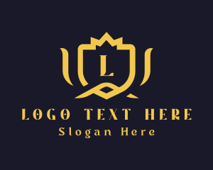 Crown - Royal Elegant Shield logo design