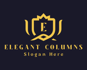 Royal Elegant Shield logo design