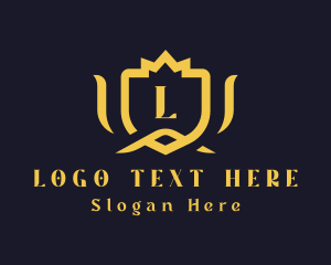 Yellow - Royal Elegant Shield logo design