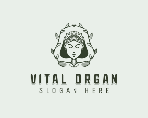 Organic Woman Cosmetics logo design