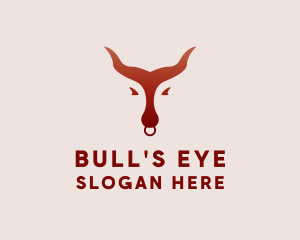 Bull Ring Horns logo design