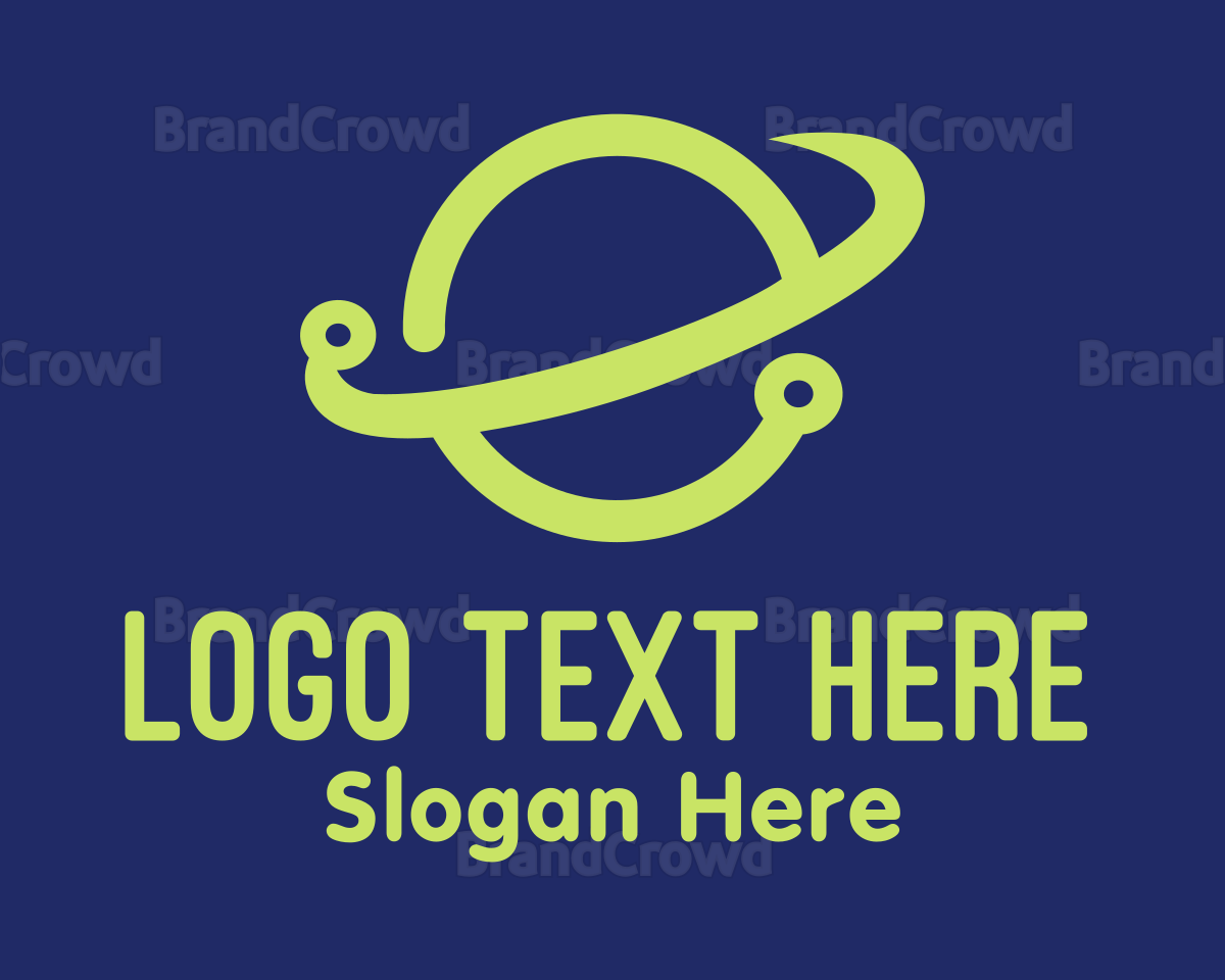 Green Planet Orbit Logo Brandcrowd Logo Maker