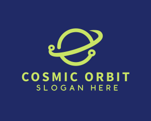 Green Planet Orbit logo design