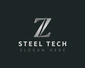 Industry - Machine Steel Industry logo design