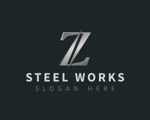 Machine Steel Industry logo design