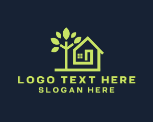 Residential Lawn Landscape logo design