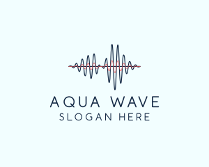 Telecommunications Audio Wave logo design