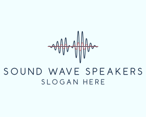 Telecommunications Audio Wave logo design