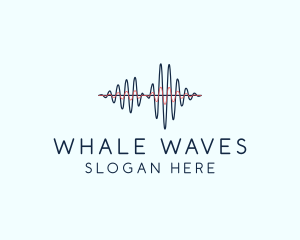 Telecommunications Audio Wave logo design