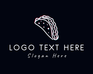 Dining - Glitch Taco Snack logo design