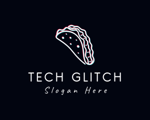 Glitch - Glitch Taco Snack logo design