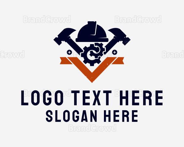 Construction Gear Repair Logo