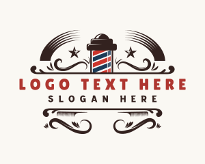 Barber - Barber Grooming Barbershop logo design