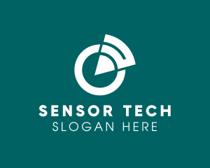 Sensor - Online Wifi Connection logo design