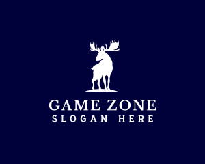 Countryside - Moose Deer Animal logo design