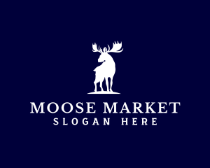 Moose - Moose Deer Animal logo design