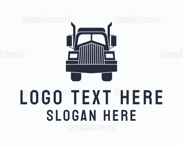 Armored Trailer Truck Logo