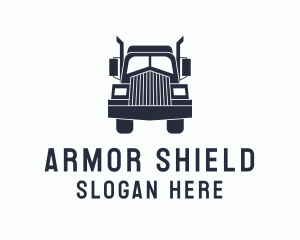 Armored Trailer Truck logo design