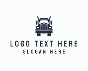 Armored Trailer Truck logo design