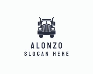 Armored Trailer Truck logo design