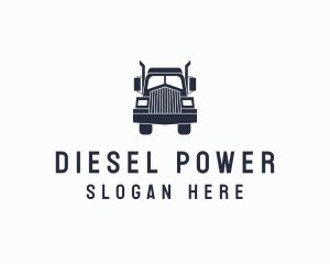 Diesel - Armored Trailer Truck logo design