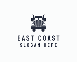 Armored Trailer Truck logo design