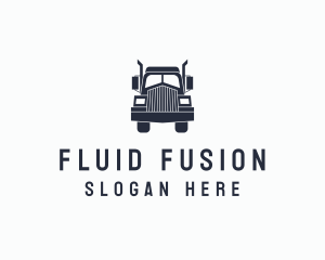 Armored Trailer Truck logo design