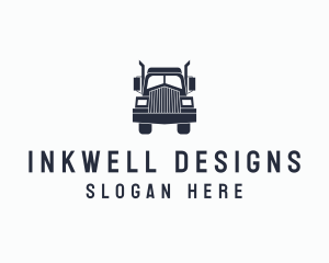 Armored Trailer Truck logo design