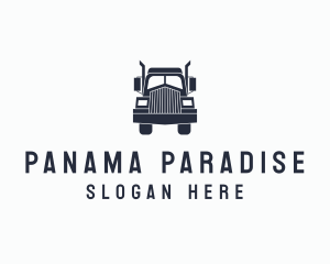 Armored Trailer Truck logo design