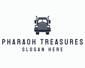 Armored Trailer Truck logo design