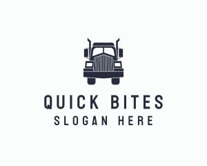 Armored Trailer Truck logo design