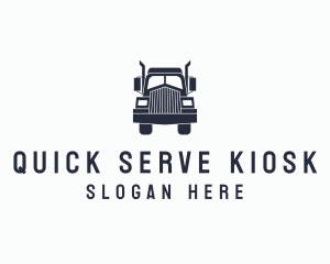 Armored Trailer Truck logo design