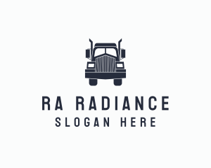 Armored Trailer Truck logo design