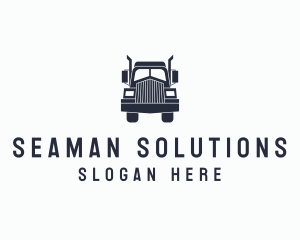 Armored Trailer Truck logo design