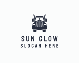 Armored Trailer Truck logo design