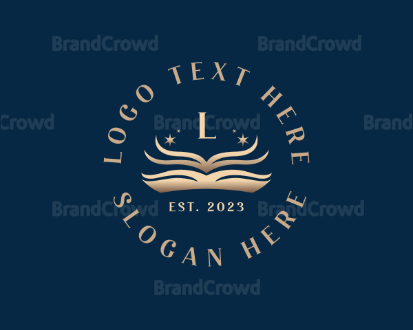 Reading Book Education Logo