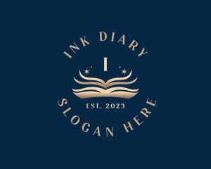 Diary - Reading Book Education logo design